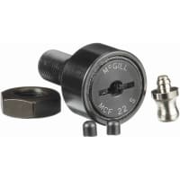 Seguidor de leva métrico coronado, SR. del perno prisionero, ranura del destornillador, 22m m RD, sellados