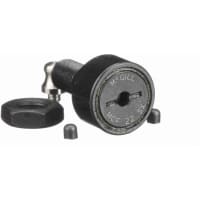 Cylindrical Metric Cam Follower, SR. de Stud, Screwdriver Slot, 22m m RD, Sealed