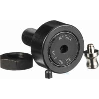 Seguidor de leva métrico coronado, SR. del perno prisionero, ranura del destornillador, 26m m RD, sellados