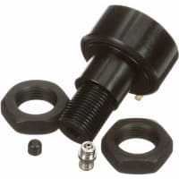 Seguidor de leva métrico coronado, rodillo del montaje del perno prisionero, agujero de la tuerca hexagonal, 40m m RD, sellados