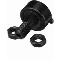 Seguidor de leva métrico cilíndrico, rodillo del montaje del perno prisionero, agujero de la tuerca hexagonal, 26m m RD, sellados