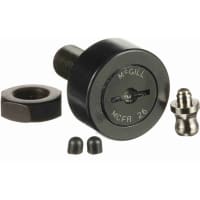 Seguidor de leva métrico cilíndrico, rodillo del montaje del perno prisionero, 26m m RD, ranura del destornillador