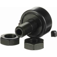 Seguidor de leva métrico cilíndrico, rodillo del montaje del perno prisionero, agujero de la tuerca hexagonal, 30m m RD, sellados