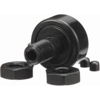 Seguidor de leva métrico cilíndrico, SR. del perno prisionero, ranura del destornillador, 32m m RD, sellados