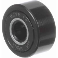 Crowned Metric Cam Follower, Yoke Mount Roller, 30m m RD