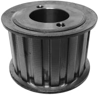 La polea de sincronismo,  3.82paladio del '', 3.77'' OD, agujereó para P1 el buje, hierro dúctil