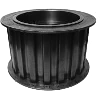 La polea de sincronismo,  5.09paladio del '', 5.04'' OD, agujereó para Q1 el buje, hierro dúctil