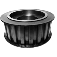 La polea de sincronismo,  6.13paladio del '', 6.02'' OD, agujereó para el buje de SK, hierro dúctil