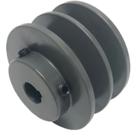 La polea del V-Belt, 15.00paladio del '', 15.75'' OD, ''716 1-/ acabó el alesaje, hierro fundido