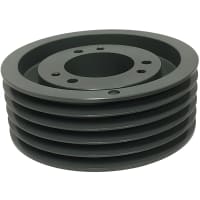 La polea del V-Belt, paladio del '' de 10.55, '' OD de 10.6, agujereó para el buje de SK, hierro fundido