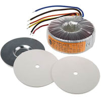 Estilo abierto de la salida de la entrada 2 x 12VAC 160VA 2 del transformador 230VAC de Toroidal con los plomos