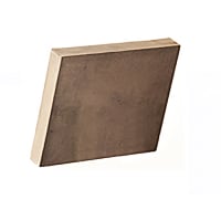 Platee Inventario, PP-8000-1 5 X 8 X el 1/4in, bronce pulverizado del metal