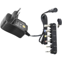 ENCHUFE 3-12V 6W del EURO del ADAPTADOR de la ENERGÍA