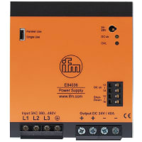 Fuente de alimentación de AC-DC; 24 VDC 40A hacia fuera, 380-480 trifásico VAC adentro, 960 W, serie de E