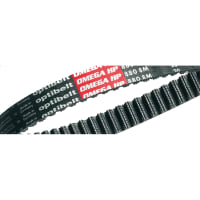 Timing Belt, CABALLO DE FUERZA de Optibelt Omega, 8m m Pitch, 50m m Width, 1400m m Length