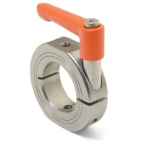 COLLARÍN DE EJE CON PALANCA, 1-PIECE, MONTAJE, CALIBRE INOXIDABLE DE 35MM