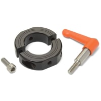 COLLAR del EJE CON la PALANCA 2-PIECE 1 Pulg. AUMENTABLE. ALESAJE ANOD. ALUMINIO