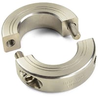 El COLLAR del EJE BALANCEÓ el ACERO INOXIDABLE del ALESAJE 316 DE DOS PIEZAS del 16MM