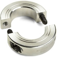 El COLLAR del EJE BALANCEÓ el ALUMINIO ANODIZADO ALESAJE DE DOS PIEZAS de los 45MM