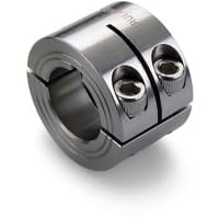 NOMAR SHAFT COLLAR DOUBLE WIDE TWO-PIECE WITH KEYWAY los 8MM BORE STAINLESS STEEL