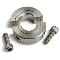 COLLAR 1 PULG. DE DOS PIEZAS DEL EJE. ACERO INOXIDABLE DE D-BORE