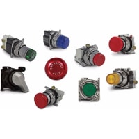 2P Ill Mt Push/Pull S Lt Rojo "E-Stop"- Xfr 24Vac Incand