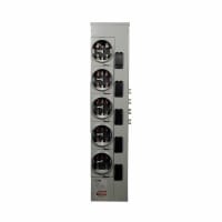 FASE RINGLESS de 3 CON PUENTE M.M., 125A 5-HIGH del CUERNO