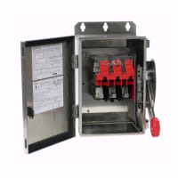 Nema NO FUSIBLE 4X del INTERRUPTOR de SEGURIDAD de 30A/2P HD 600V INOXIDABLE