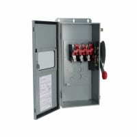 Interruptor de seguridad fusible de la ventana de 100A/3P HD 600V w/Neut N12/3R