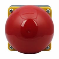 TAPA ROJA del INTERRUPTOR YEL ENCL de la PALMA de PULL-RELEASE - 2NC