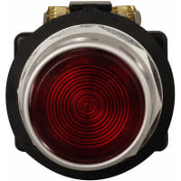 PB de ILLUM YEL con el PROTECTOR, 24V FV, INCAND. W/ NO