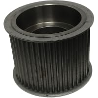 Timing Pulley, Flanged, For 1615 Bushing, 34 T, Belt Width 85m m, Ductile Iron