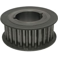 Polea de sincronismo, ensanchada, para el buje de 2517, 42 T, anchura 40m m, hierro dúctil de la correa