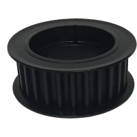 Polea de sincronismo, ensanchada, para el buje de SF,  38 dientes, anchura 37m m, hierro dúctil de la correa