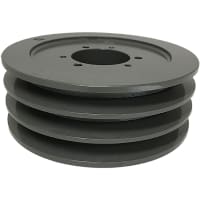 Polea de sincronismo, agujereada para el buje de SK,  112 dientes, para la anchura 30m m, hierro fundido de la correa