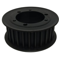 Timing Pulley, Flanged, For SK Bushing, 29 T, Belt Width 40m m, Ductile Iron