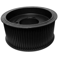 Polea de sincronismo, ensanchada, para el buje de E,  80 T, para la anchura 85m m, hierro fundido de la correa