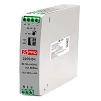 Entrada de RIEL DIN fuente de alimentación 85-264VAC/120-370VDC/47-63Hz, salida 12VDC/10A/120W