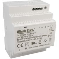 Fuente de alimentación, carril del estruendo, 100W, CA 85-264V adentro, C.C. 24V hacia fuera, 4.2A, serie de PSD