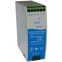 Fuente de alimentación, carril del estruendo, 120W, CA 85-264V adentro, C.C. 24V hacia fuera, 5A, serie de PSC