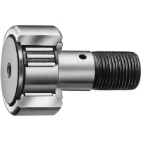 Cam Follower, 40m m Roller Dia, 20m m Roller Width, 22m m Stud Dia, Crowned Roller