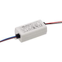 FUENTE de ALIMENTACIÓN del LED, CONDUCTOR de 12VDC LED, 8W, (Mean Well, APV-8-12 LED), f RESORTWID
