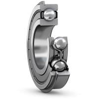 Rodamiento de bolitas profundo del surco, SOLOS RODAMIENTOS DE BOLAS de la FILA,  2 sello