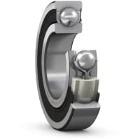 Rodamiento de bolitas profundo del surco, inoxidable, identificación. 30 milímetros, O.D. 55 milímetros, W 13 milímetros