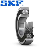 El rodamiento de bolitas profundo del surco, dobla sellado