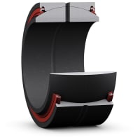 El cojinete llano esférico radial, dobla sellado