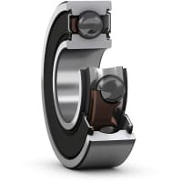 El rodamiento de bolitas profundo híbrido del surco, sola fila, dobla sellado