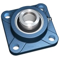 Square flanged los units bearing del ball, high del for - applications del temperature