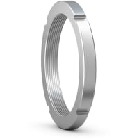 Tuerca de fijación que requiere una chavetera (métrica)