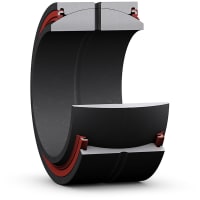 Cojinete llano esférico radial, Diam interno 1.75 adentro, Diam externo 2.8125 adentro